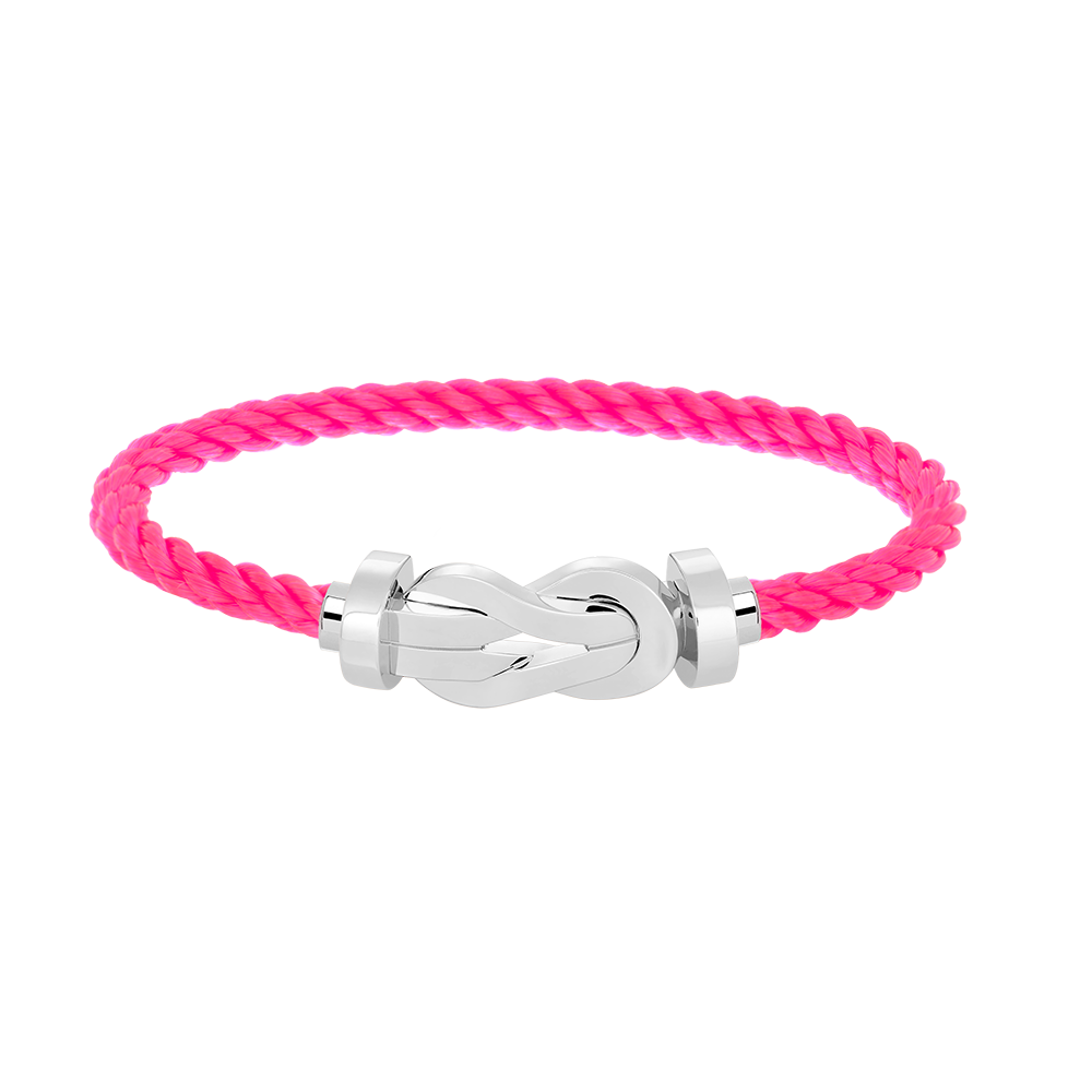 [Lunabriance]CHANCE LARGE 8 FIGURE BUCKLE NO DIAMOND BRACELET SILVER
