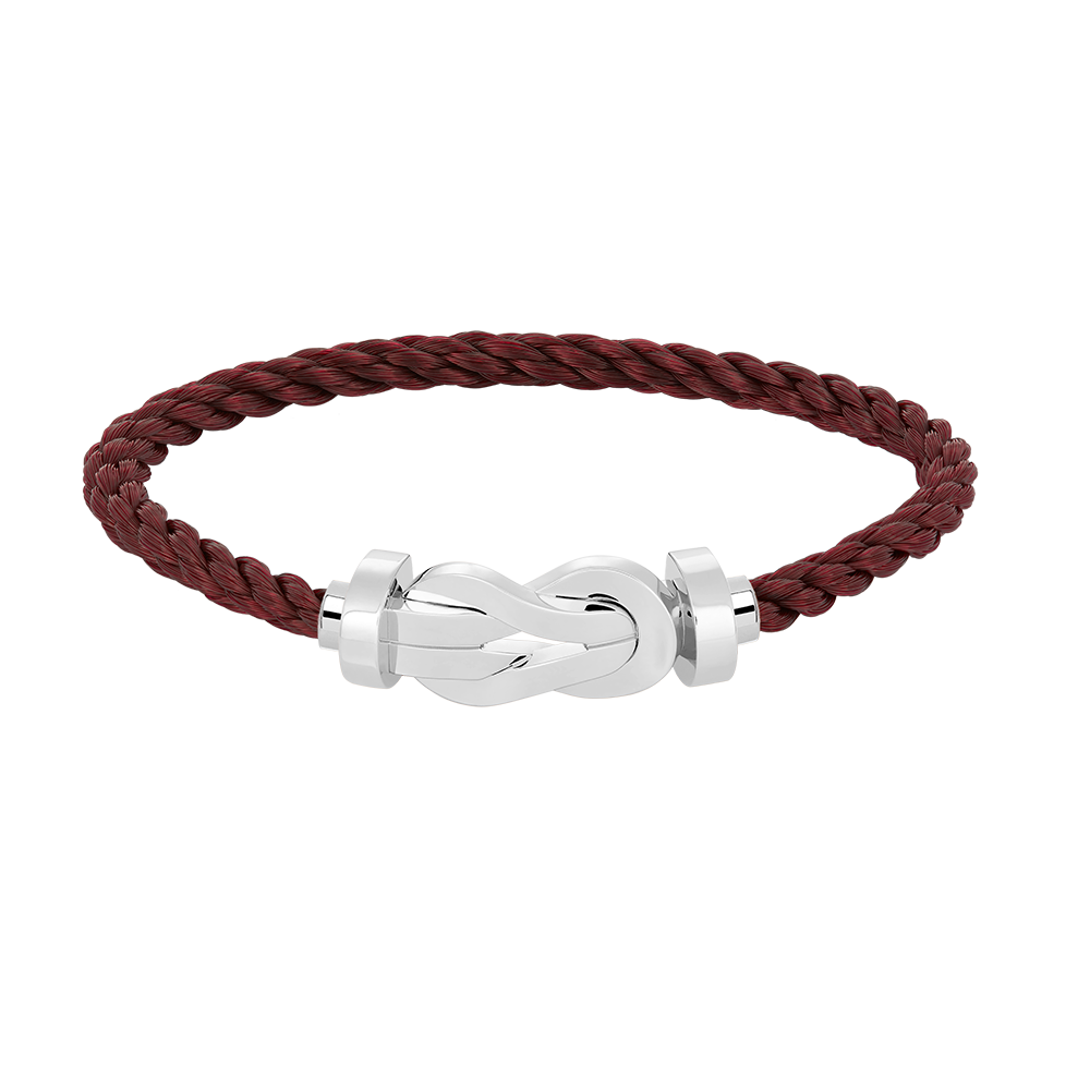 [Lunabriance]CHANCE LARGE 8 FIGURE BUCKLE NO DIAMOND BRACELET SILVER