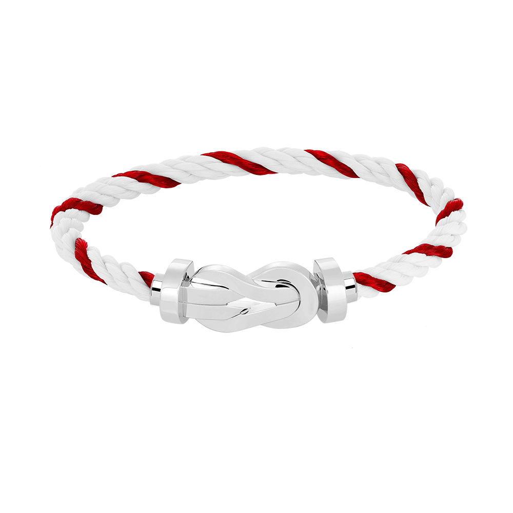 [Lunabriance]CHANCE LARGE 8 FIGURE BUCKLE NO DIAMOND BRACELET SILVER
