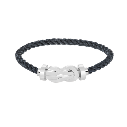 [Lunabriance]CHANCE LARGE 8 FIGURE BUCKLE NO DIAMOND BRACELET SILVER