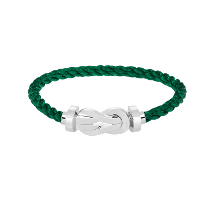 [Lunabriance]CHANCE LARGE 8 FIGURE BUCKLE NO DIAMOND BRACELET SILVER