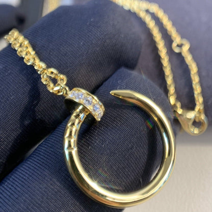 [Lunabriance]JUSTE NECKLACE GOLD DIAMONDS