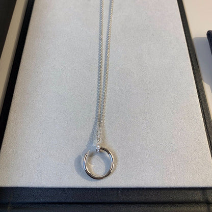 [Lunabriance]JUSTE NECKLACE SILVER