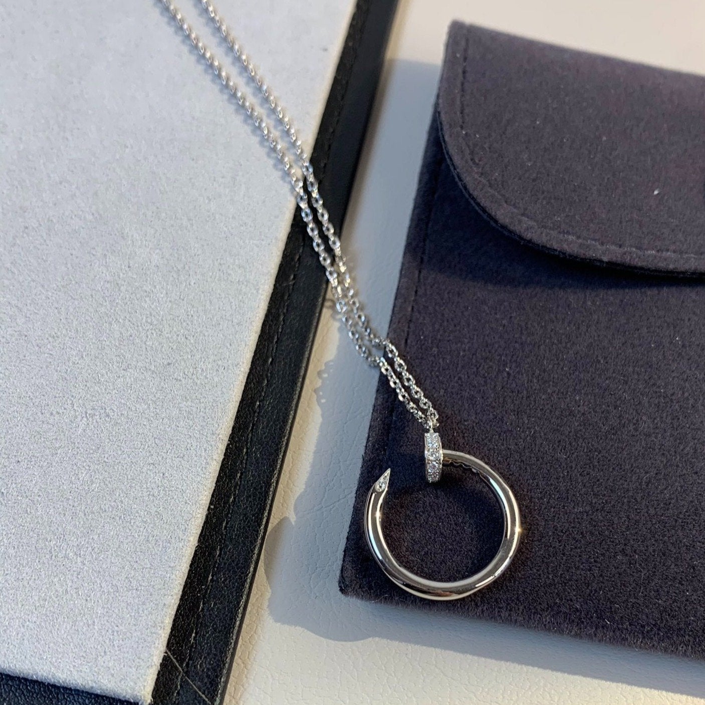 [Lunabriance]JUSTE NECKLACE SILVER