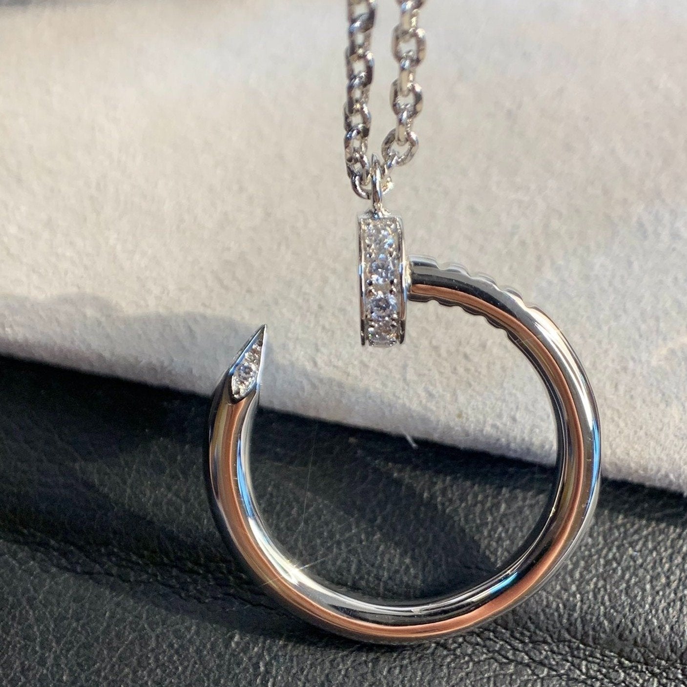 [Lunabriance]JUSTE NECKLACE SILVER