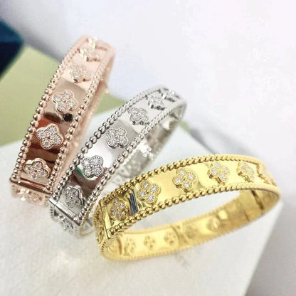 [Lunabriance]CLOVER BRACELET 8MM DIAMONDS