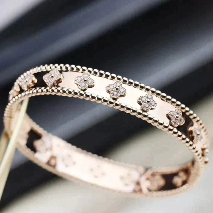 [Lunabriance]CLOVER BRACELET 8MM DIAMONDS
