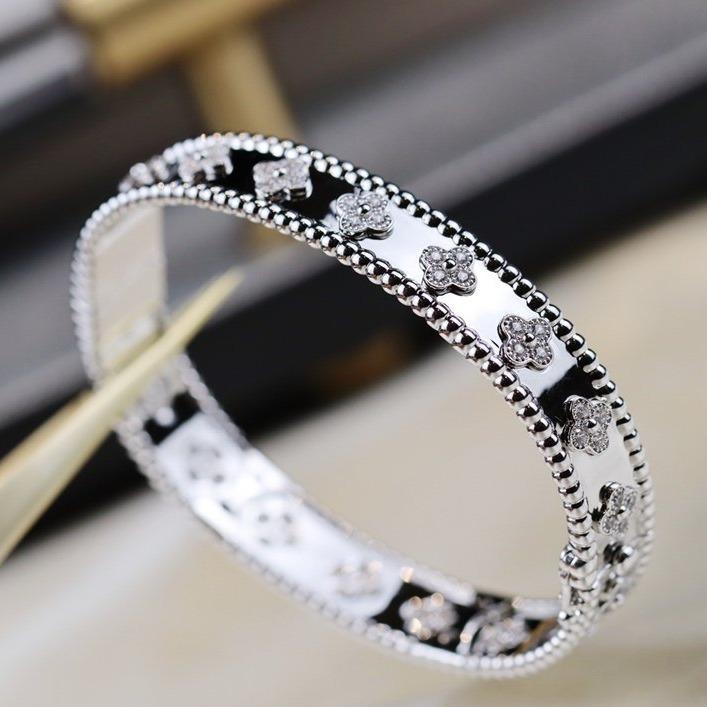 [Lunabriance]CLOVER BRACELET 8MM DIAMONDS