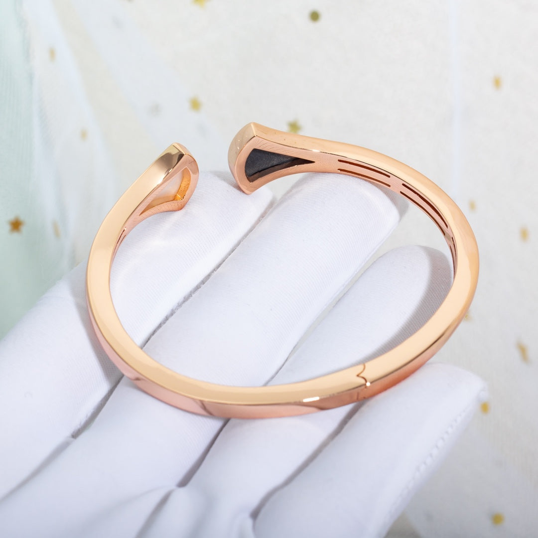 [Lunabriance]DREAM BRACELET OPEN PINK GOLD MOP