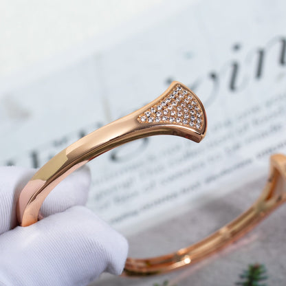[Lunabriance]DREAM BRACELET OPEN PINK GOLD MOP DIAMOND