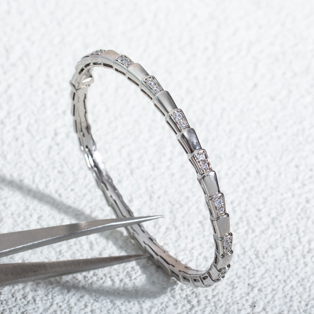 [Lunabriance]SERPENTI BRACELET SILVER DIAMOND