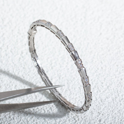[Lunabriance]SERPENTI BRACELET SILVER DIAMOND
