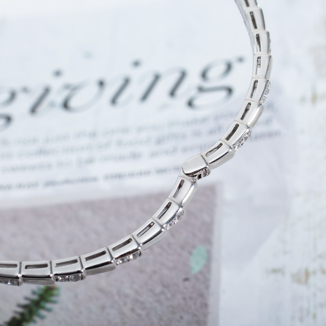 [Lunabriance]SERPENTI BRACELET SILVER DIAMOND