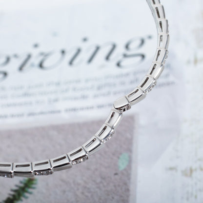 [Lunabriance]SERPENTI BRACELET SILVER DIAMOND