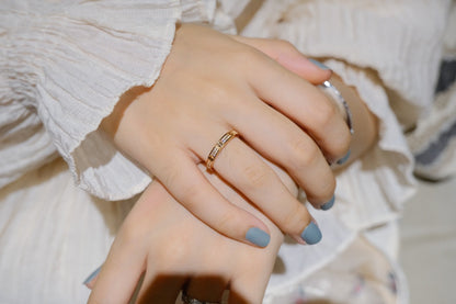 [Lunabriance]LOVE RING 2.65MM DIAMOND