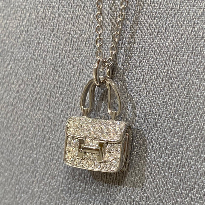 [Lunabriance]CONSTANCE PEDANT DIAMOND NECKLACE