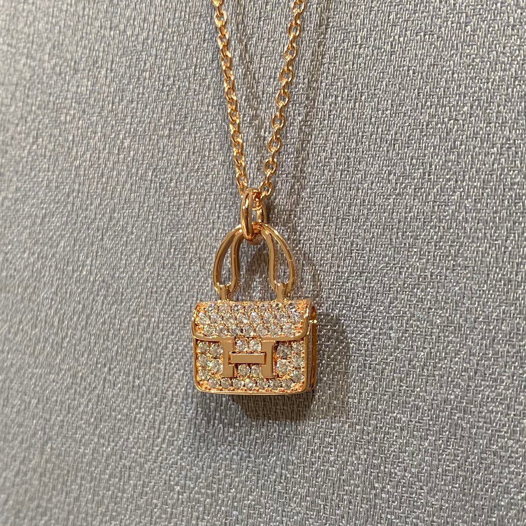[Lunabriance]CONSTANCE PEDANT DIAMOND NECKLACE