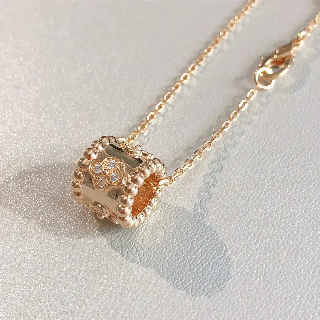 [Lunabriance]PERLEE PEDANT NECKLACE GOLD / ROSE GOLD