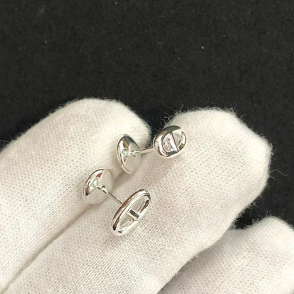 [Lunabriance]CHAINE SMALL EARRINGS GOLD AND SILVER