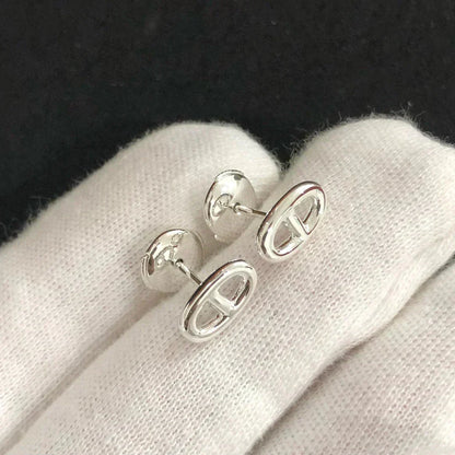 [Lunabriance]CHAINE SMALL EARRINGS GOLD AND SILVER
