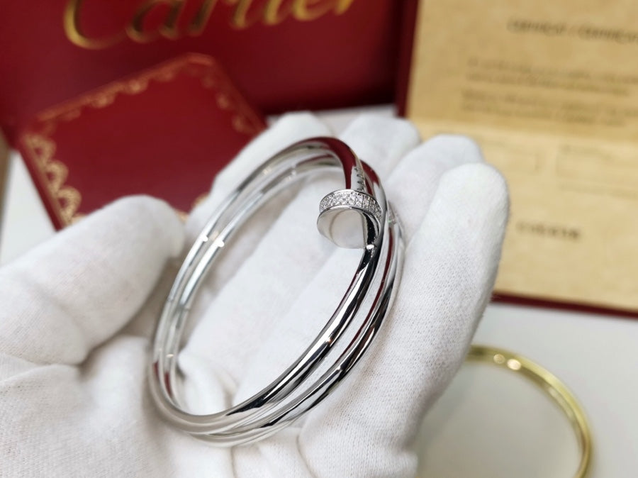 [Lunabriance]JUSTE BRACELET 3.5MM DOUBLE ROW DIAMOND