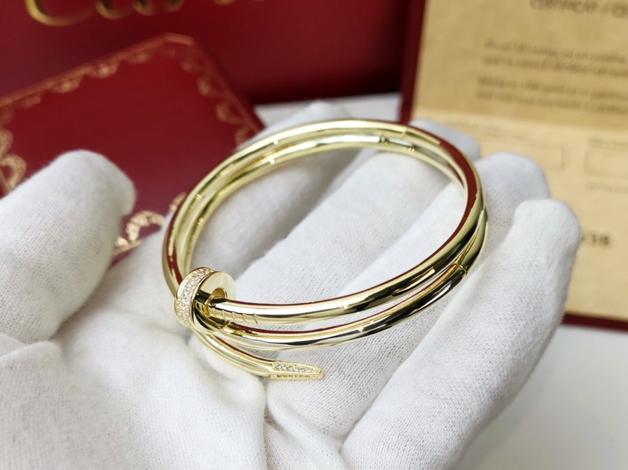 [Lunabriance]JUSTE BRACELET 3.5MM DOUBLE ROW DIAMOND