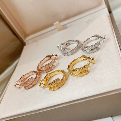 [Lunabriance]SERPENTI EARRINGS DIAMOND