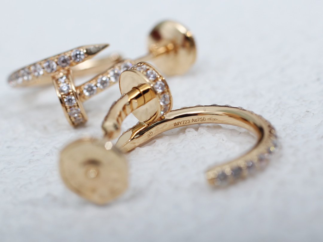 [Lunabriance]JUSTE EARRINGS 12.75MM PINK GOLD DIAMOND