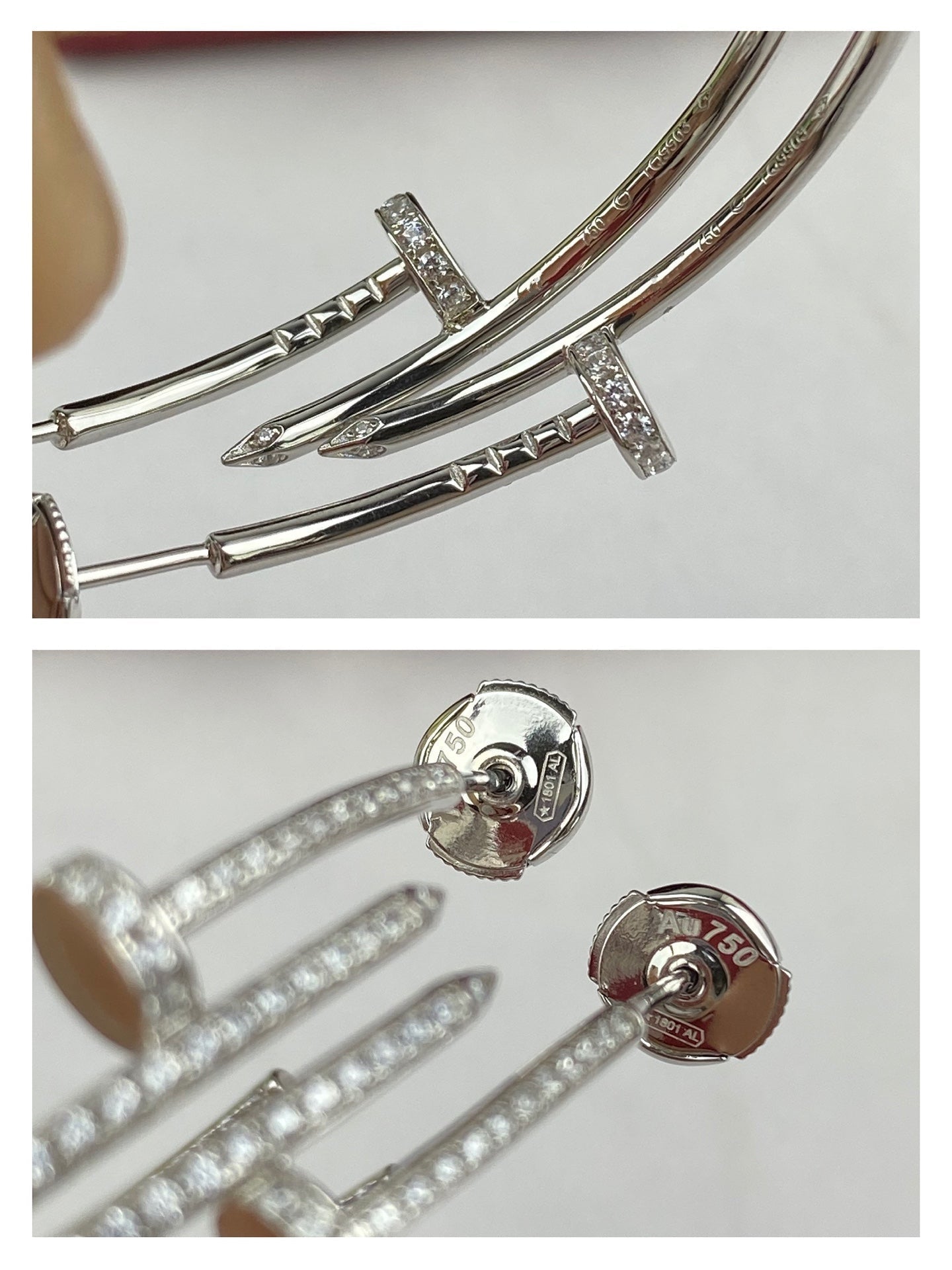 [Lunabriance]JUSTE EARRINGS FULL DIAMONDS 1.8MM
