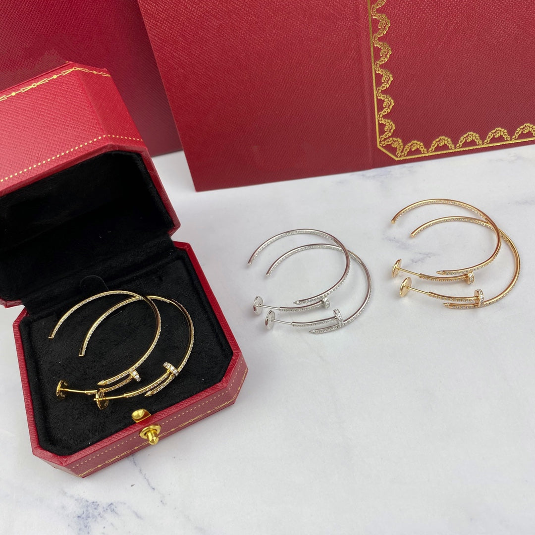 [Lunabriance]JUSTE EARRINGS FULL DIAMONDS 1.8MM