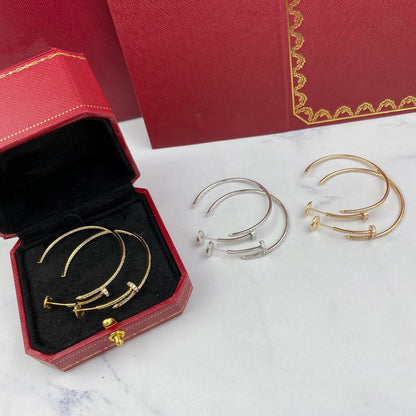 [Lunabriance]JUSTE EARRINGS FULL DIAMONDS 1.8MM