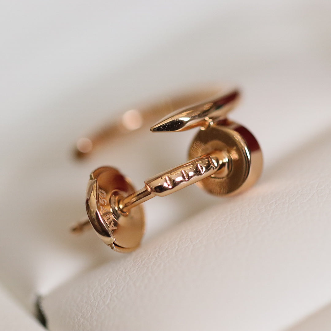 [Lunabriance]JUSTE EARRINGS PINK GOLD