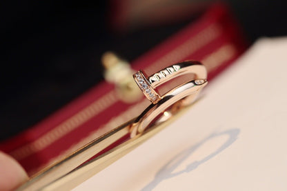 [Lunabriance]JUSTE RING 2.65MM PINK GOLD DIAMOND