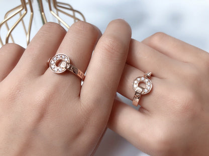[Lunabriance]DREAM RING DIAMOND PINK GOLD
