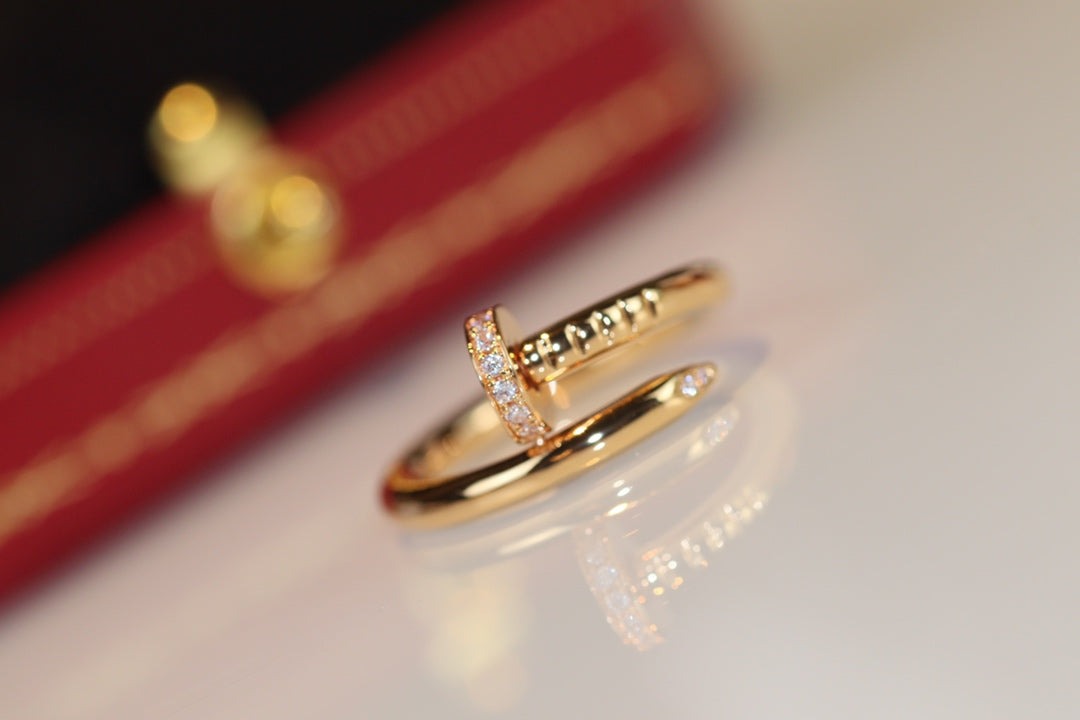 [Lunabriance]JUSTE RING 2.65MM GOLD DIAMOND