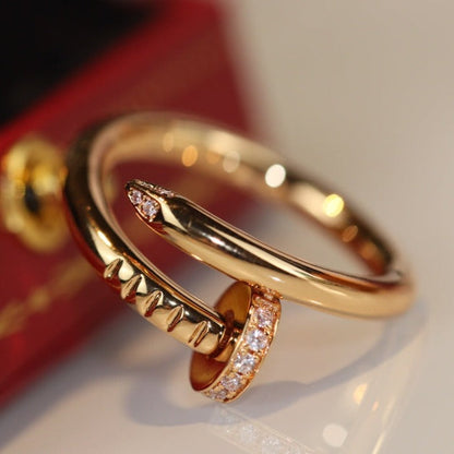 [Lunabriance]JUSTE RING 2.65MM GOLD DIAMOND