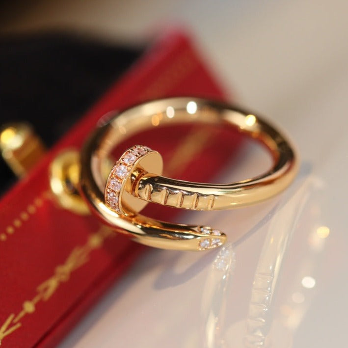[Lunabriance]JUSTE RING 2.65MM GOLD DIAMOND
