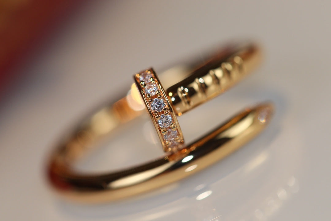 [Lunabriance]JUSTE RING 2.65MM GOLD DIAMOND