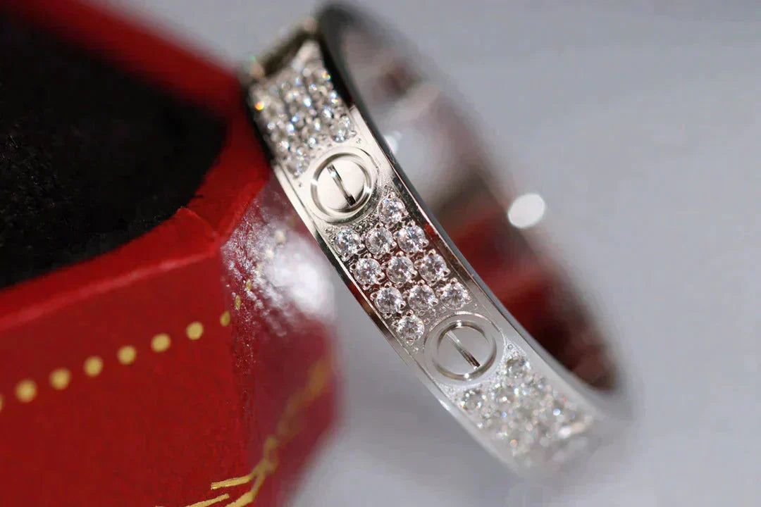 [Lunabriance]LOVE RING 3.6MM DIAMOND PAVED
