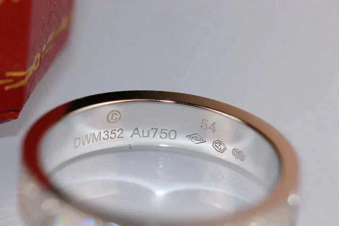 [Lunabriance]LOVE RING 3.6MM DIAMOND PAVED