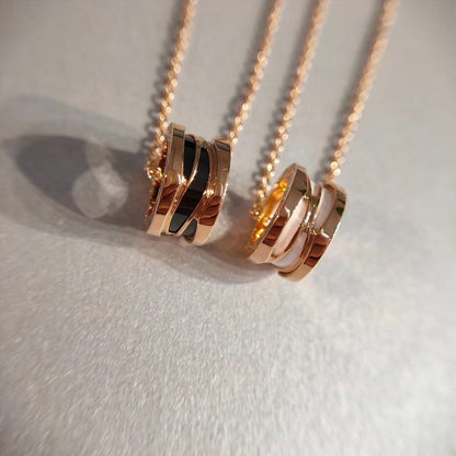 [Lunabriance]ZERO 1 NECKLACE PINK GOLD