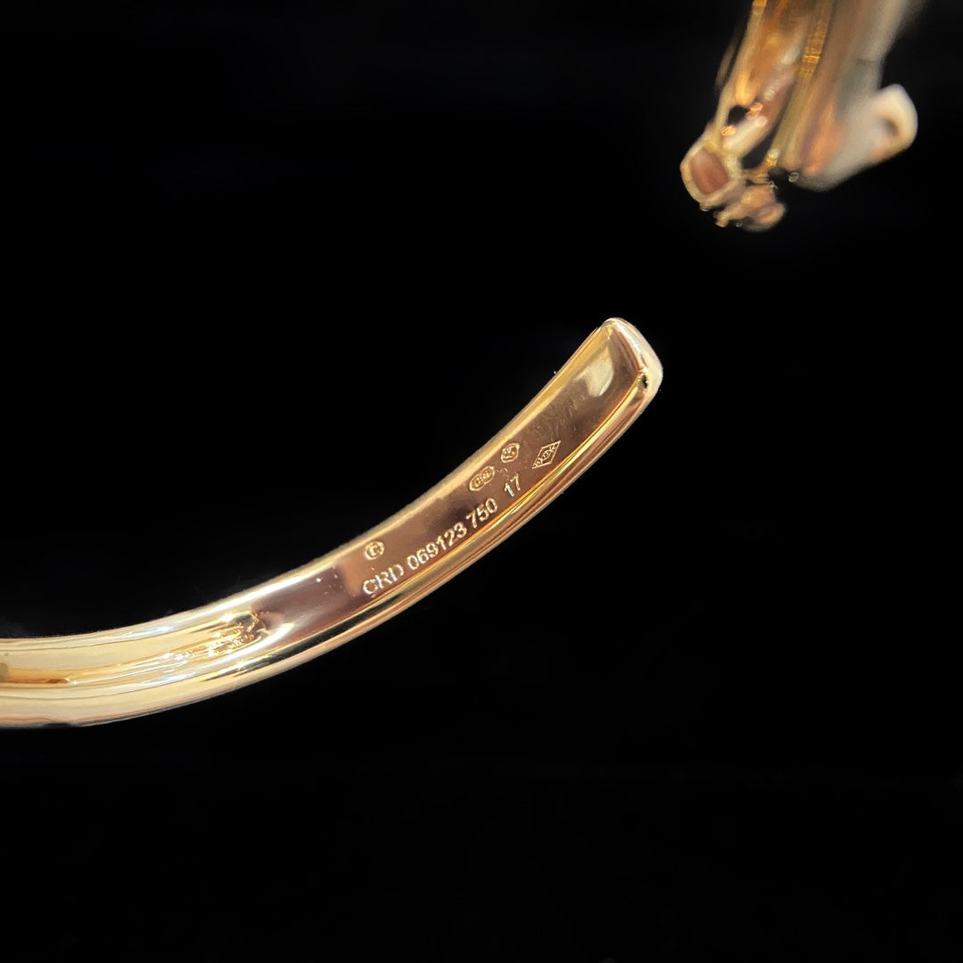 [Lunabriance]PANTHERE GOLD OPEN BRACELET