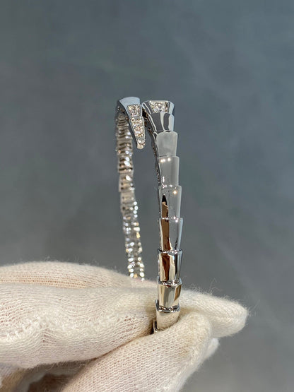 [Lunabriance]SERPENTI BRACELET DIAMONDS SILVER