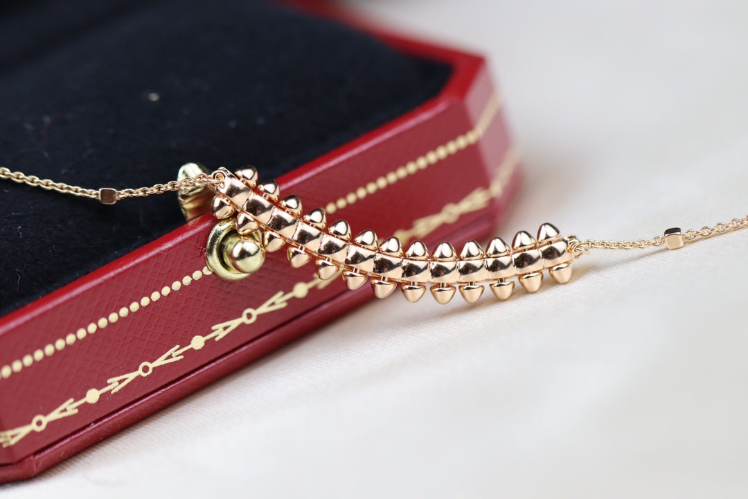 [Lunabriance]CLASH PINK GOLD NECKLACE