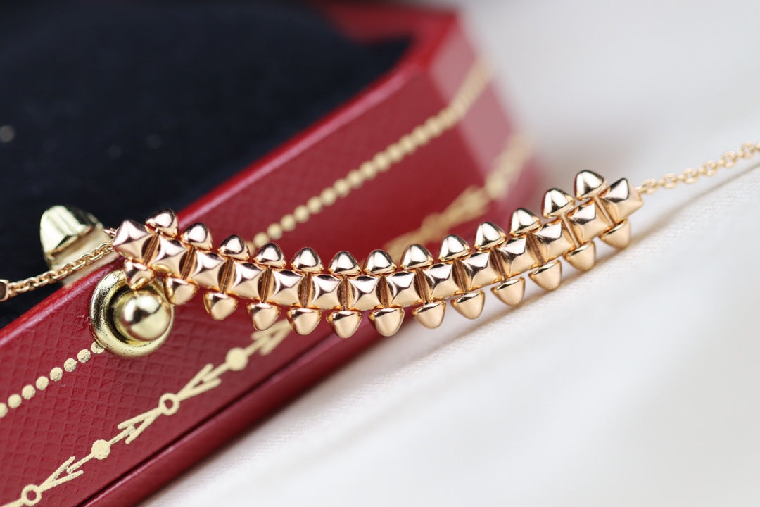 [Lunabriance]CLASH PINK GOLD NECKLACE