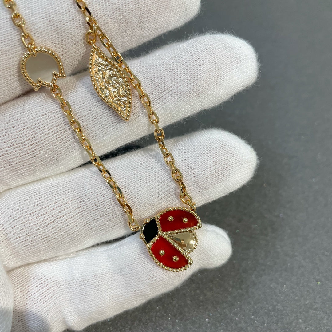 [Lunabriance]LUCKY SPRING 15 MOTIFS GOLD NECKLACE