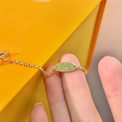 [Lunabriance]LOGO STAR MOTIF GOLD BRACELET