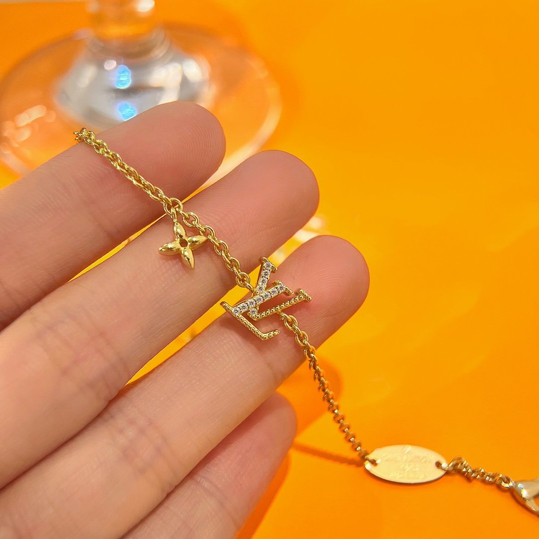 [Lunabriance]LOGO STAR MOTIF GOLD BRACELET