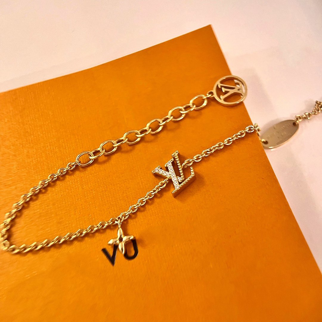 [Lunabriance]LOGO STAR MOTIF GOLD BRACELET