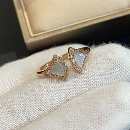 [Lunabriance]DREAM MOP DIAMOND OPEN RING